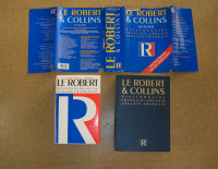Dictionnaire : Le petit Robert et Robert Collins Sénior 5e ed.