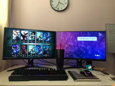 AOC 24inch 75hz 2 monitors, View more