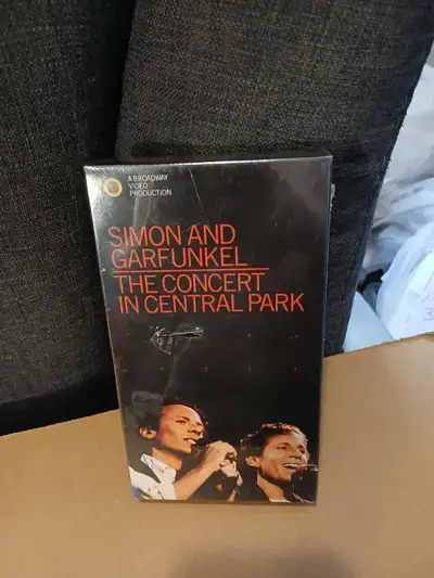 Simon and Garfunkel concert vhs tape sealed in new condition , View more