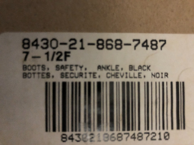 NIB Military Black Dress  Parade Boots Size 7 1/2F in Men's Shoes in Dartmouth - Image 3