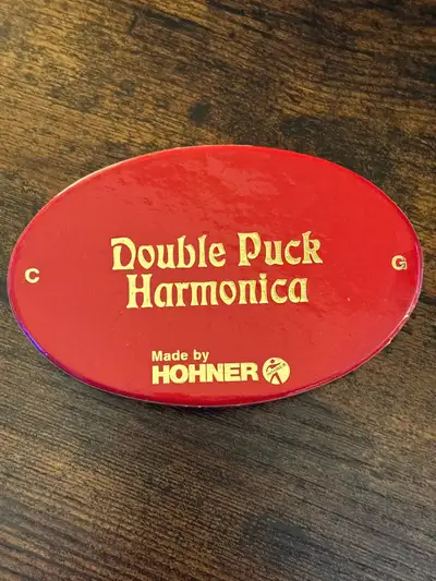 Hohner Double Puck Harmonica, View more