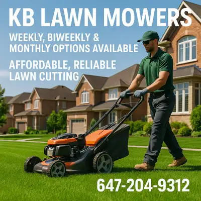 Tired of overgrown lawns? Let KB Lawn Mowers take care of it for you! ✅ Grass Cutting , backyard cle...