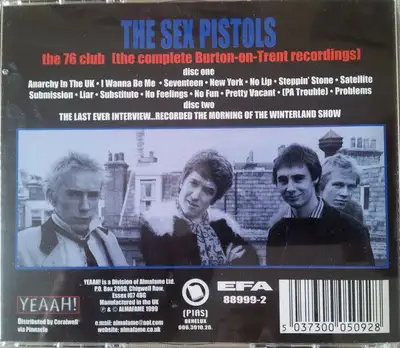 Still sealed. Small cut to spine. Limited, numbered copy. Number 2003 of 5000 Sex Pistols ‎– The 76...