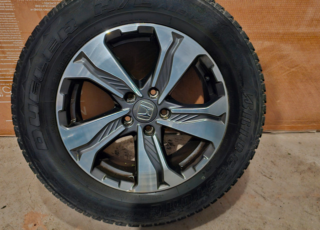 Four (4) HONDA CRV  ORIGINAL HONDA RIMS (all season tyre) in Tires & Rims in Oakville / Halton Region