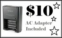 SONY Ni-MH Battery Charger for AAA and AA Batteries --- $10 !!