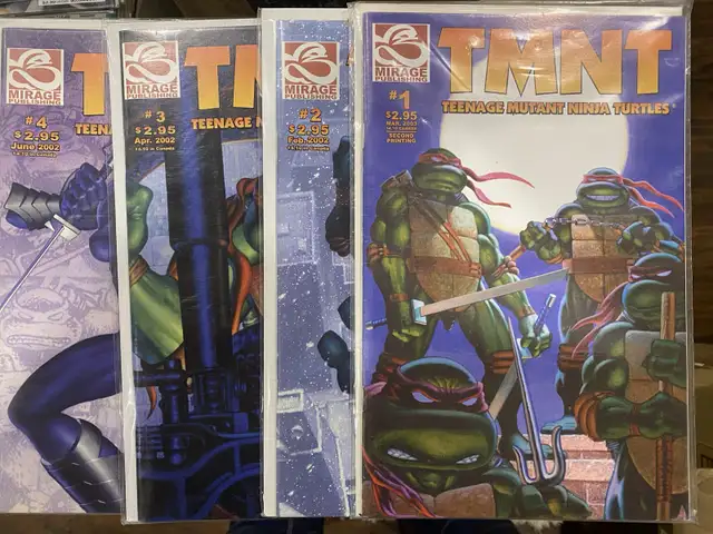 2002-2005 MIRAGE TMNT COMICS #1-4, 16, 20-24
