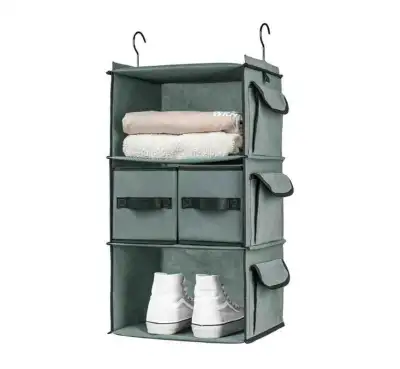 3 Shelf Hanging Closet Organizer and Storage Shelves, View more