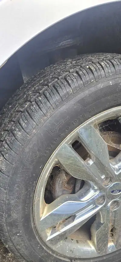 20 inch all season tires. Lots of tread left. Comes with rims. Off a ford edge. Will fit many other...