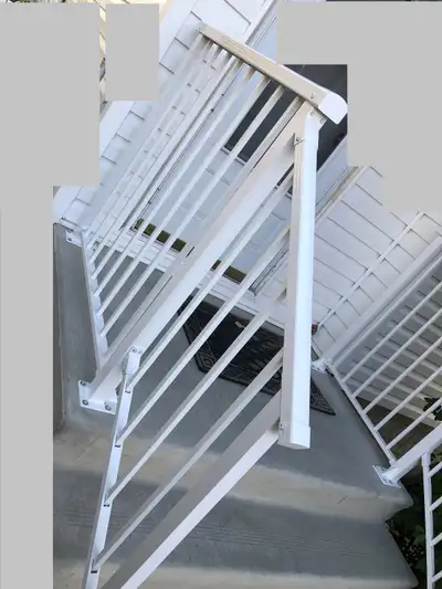 TOP BEST aluminum railing, supply and install. With strong posts, View more