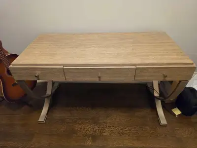 Regan Solid Wood 3-Drawer Writing Desk By Birch Lane, View more