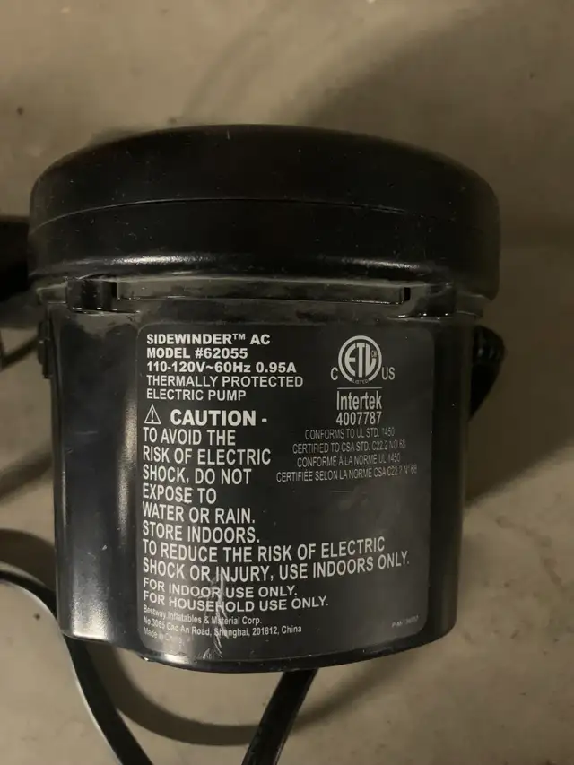 Intertek Electrical Air Pump in Other in Calgary - Image 4