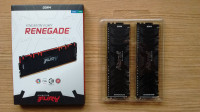 Mémoire RAM DDR4 Kit 32GB (2x16GB) Kingston Fury Renegade RGB
