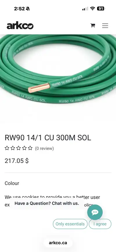 RW90 14/1 CU 300M SOL, View more