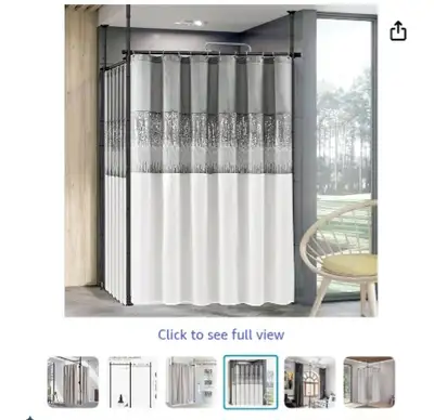 Room Divider - Brand New (BNIB) - Black / Multi-Use, View more