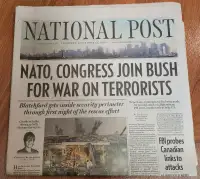 National Post Newspaper - Sept. 13/2001 - NEVER READ