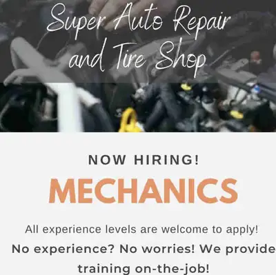 auto repair job, View more