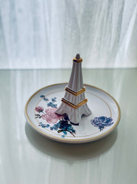 Paris Eiffel Tower ceramic ring dish trinket gift