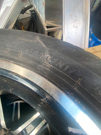 17 Inch aluminium rims with Tires