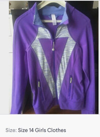 Iviva light purple zippy jacket