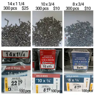 vis a bois en croix par lot de 300 pcs a 70% de rabais, View more