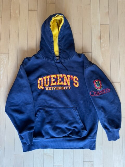 Vintage Queen's Premium Hoodie Varsity Line - Size Medium, View more
