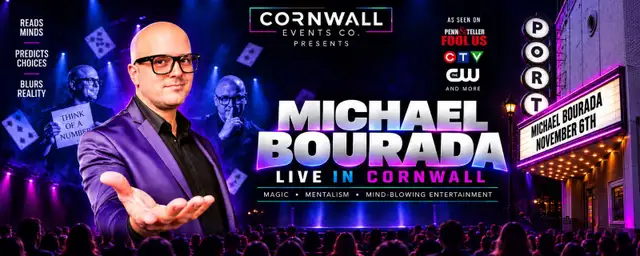 Michael Bourada IMPOSSIBLE - Magic & Mentalism, Cornwall Nov 6