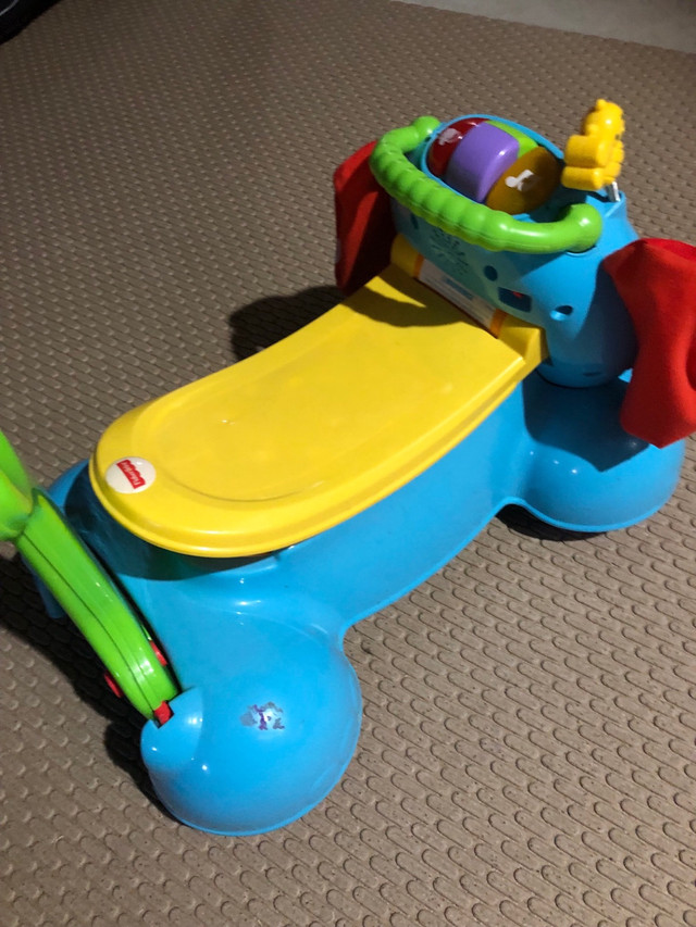Fisher Price - 3-in-1 Bounce - Stride & Ride Elephant  in Toys in Markham / York Region - Image 4