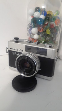 Vintage Konica C35 Automatic Rangefinder Film Camera