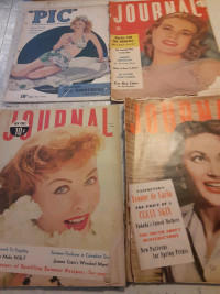 four vintage magazines 1940 1956
