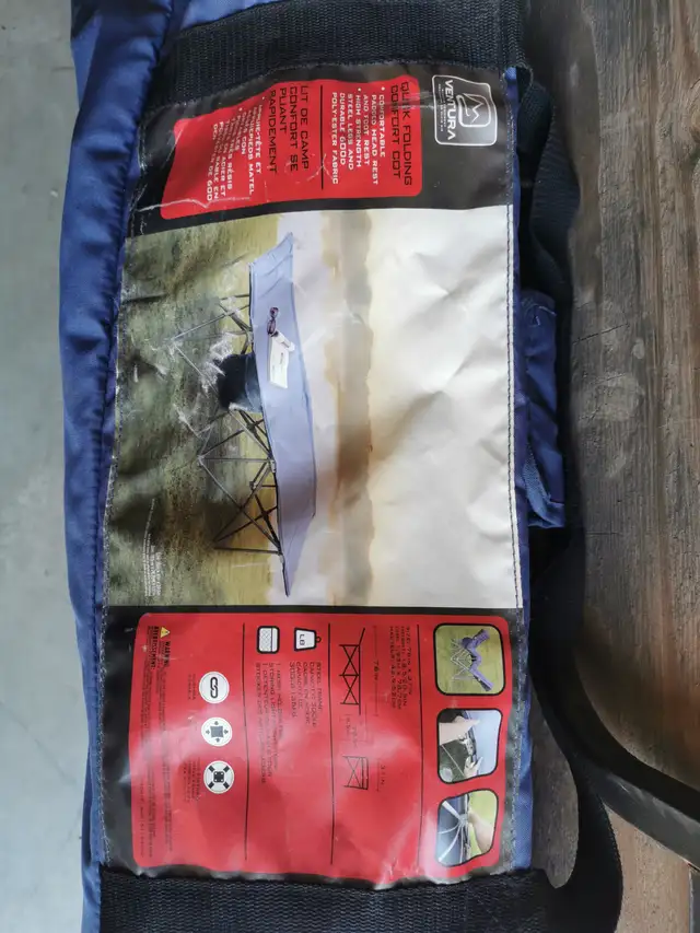Ventura comfort cot in Fishing, Camping & Outdoors in Penticton - Image 2