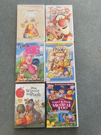 Disney DVDs Winnie the Pooh Tigger Piglet Movie