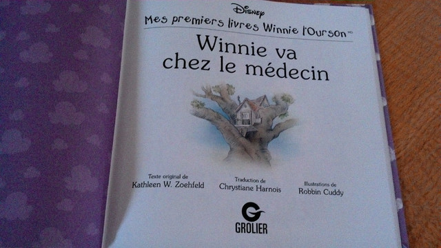 Lot 3 Mes premiers livres de Winnie l'Ourson Disney (300822-PAT) dans Autre  à Laval/Rive Nord - Image 3