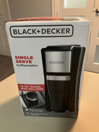 BLACK+DECKER Single Serve Coffee Maker--Cafetiere Individuelle