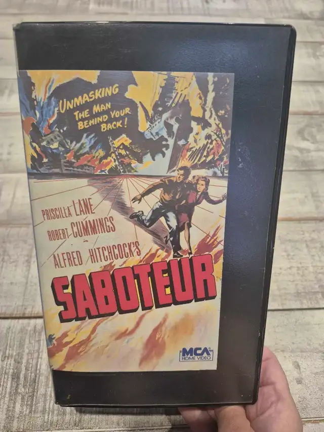 Saboteur betamax Alfred Hitchcock MCA Home Video