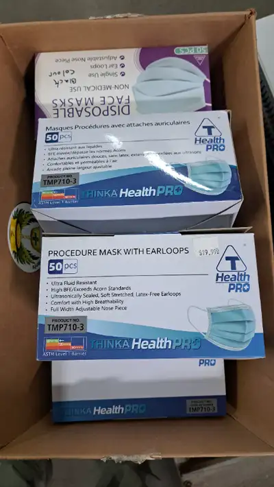 9 boxes of disposable masks