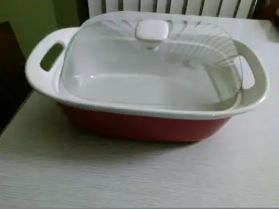 CorningWare Etch 2.5 Qt.Stoneware Baking Dish-NEW unused, View more
