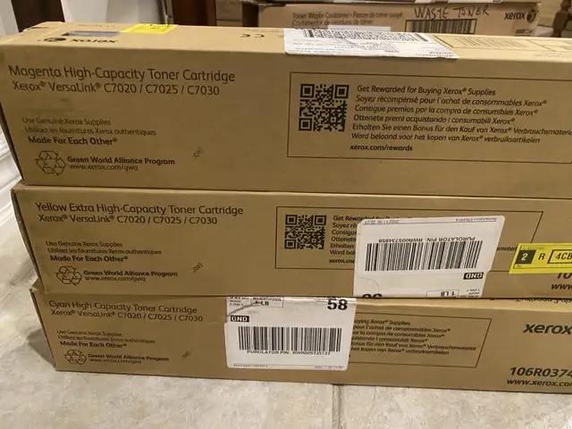 Xerox OEM printer Toners, Drums, Waste Cartridges, Fusers  - Pri in Printers, Scanners & Fax in Markham / York Region - Image 4