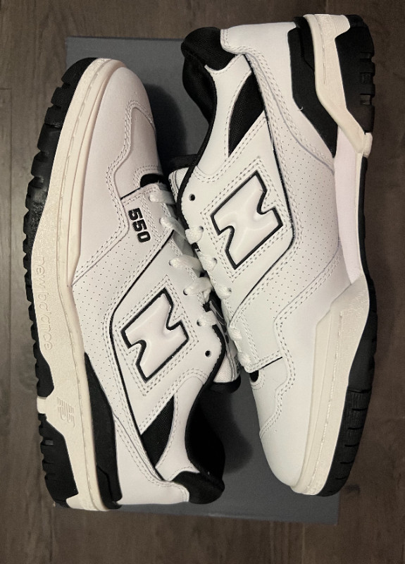 New Balance 550 White Black - Size 8 in Men's Shoes in City of Toronto - Image 2