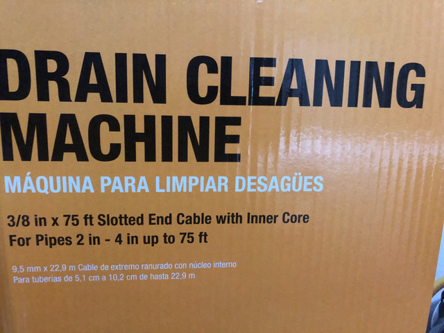 Cobra 90040 3/8 in x 75ft Cable Drum Machine in Other in City of Toronto - Image 3