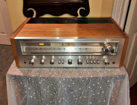 Gorgeous Vintage 35 WPC Pioneer Stereo Receiver in Cherry SX-650