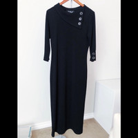 NEW - Jolibel - Women's Black Button Long Maxi Dress (Size 10)