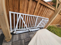 Aluminum railings for deck porch walkway fence