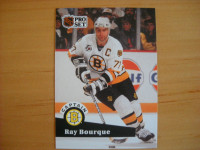 8 cartes des Bruins de Boston de 1991