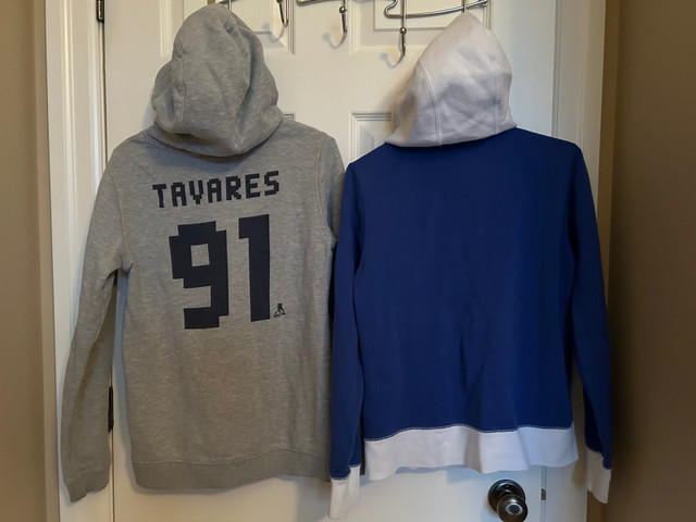 Toronto Maple leaf hoodie kids size med and Tavares size large in Kids & Youth in Chatham-Kent - Image 4