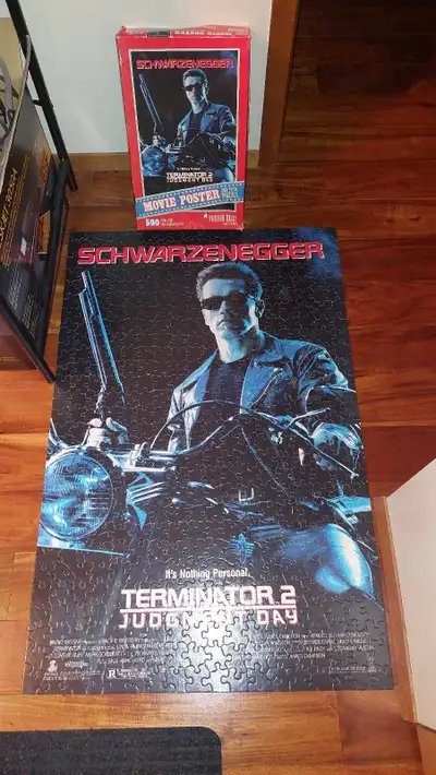 Terminator 2 Judgement Day Movie Poster Puzzle 1991 500 Pieces, View more