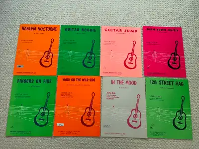 Vintage guitar sheet music, View more