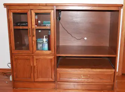 Audio/Video Cabinet (Hardwood) $30, View more