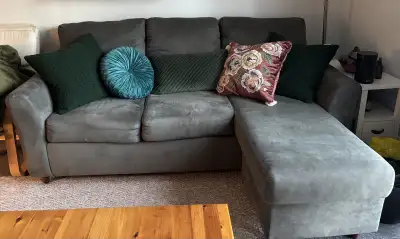 Grey Sectional sofa couch for sale, View more