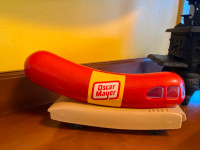 Vintage ORIGINAL Oscar Mayer Hot Dogs Wiener Mobile Plastic Bank