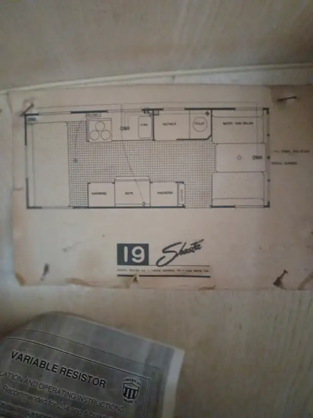 1968 SHASTA FLYER RV Trailer in Travel Trailers & Campers in Kamloops - Image 9